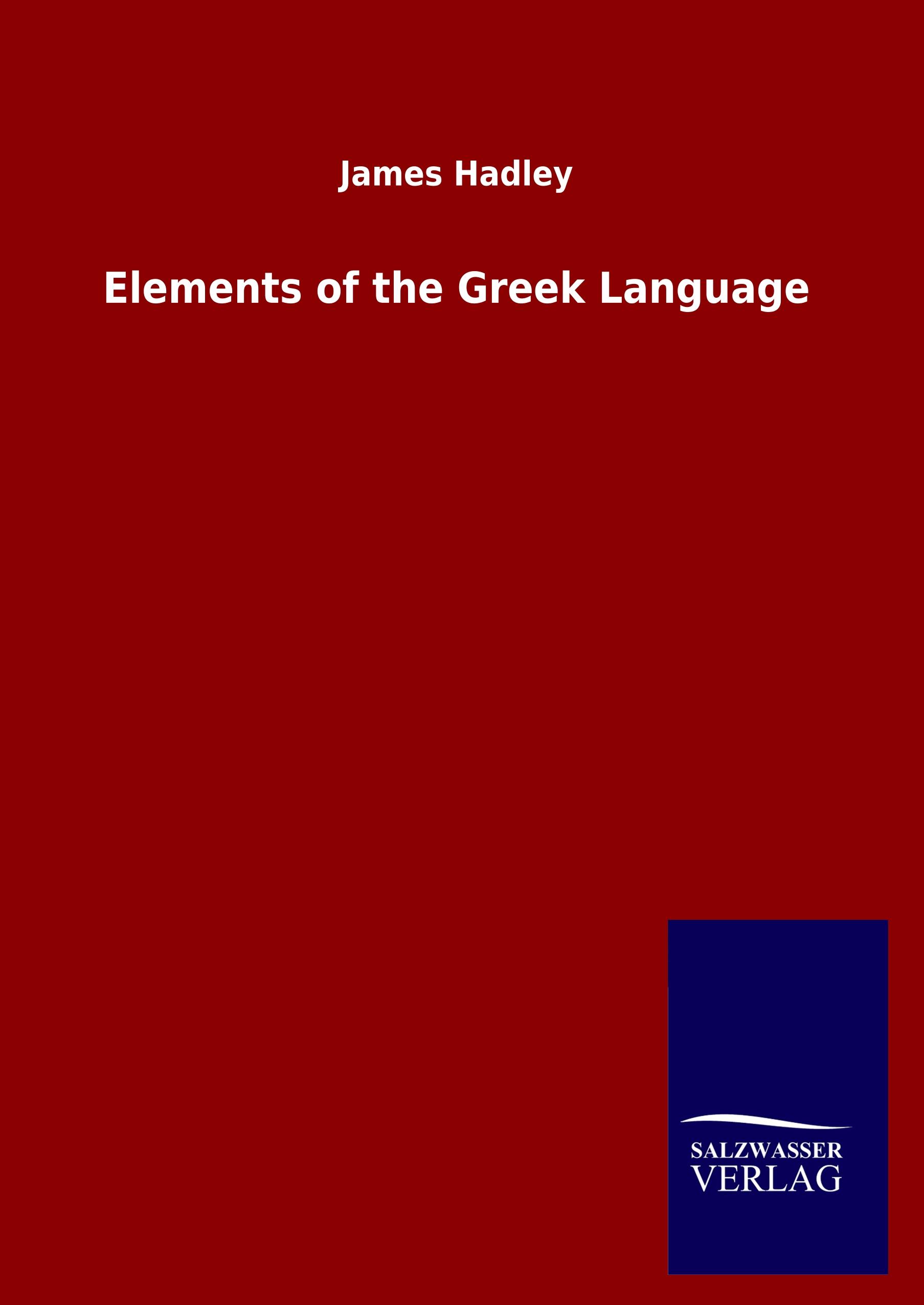 Elements of the Greek Language