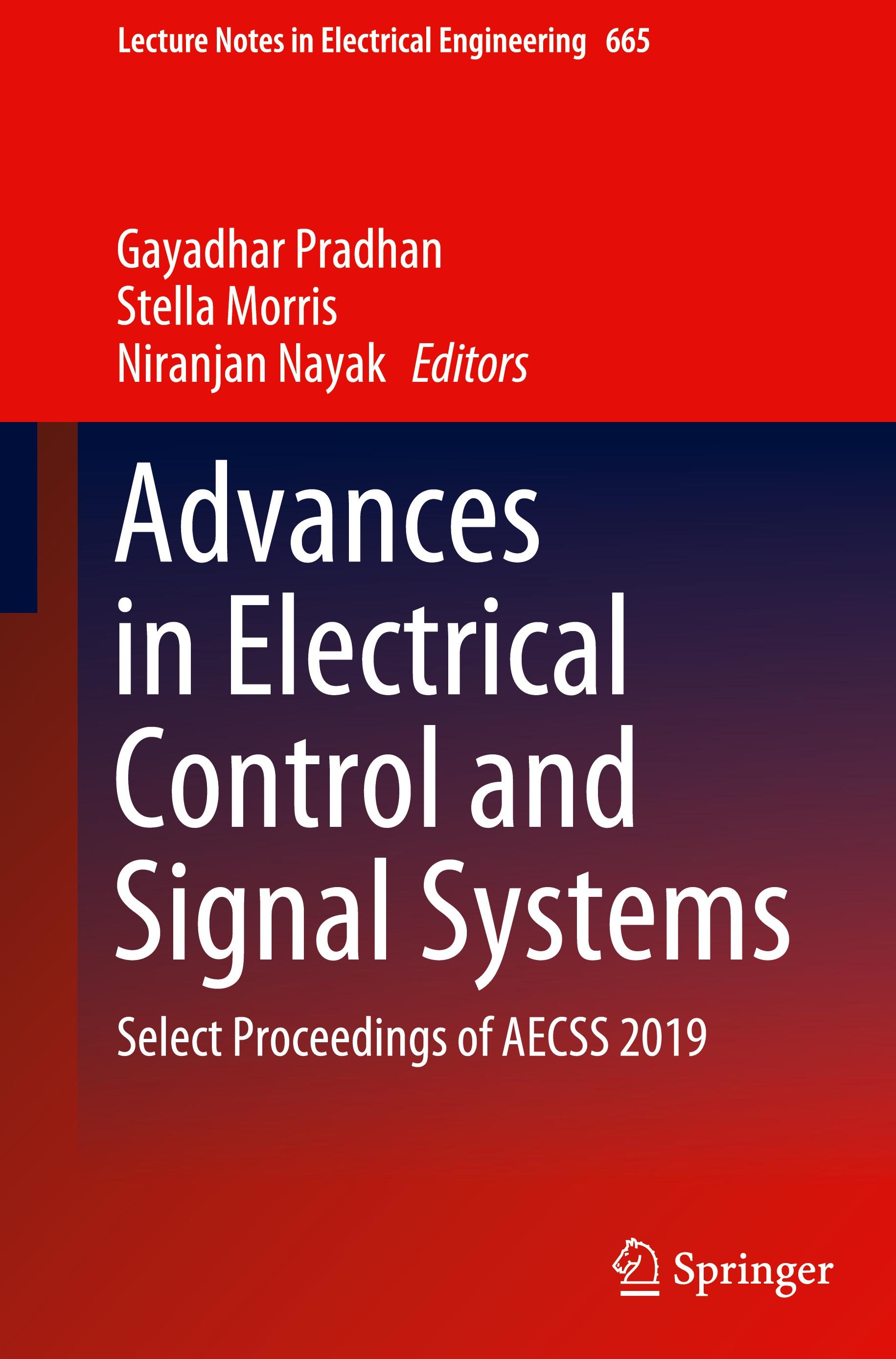 Advances in Electrical Control and Signal Systems