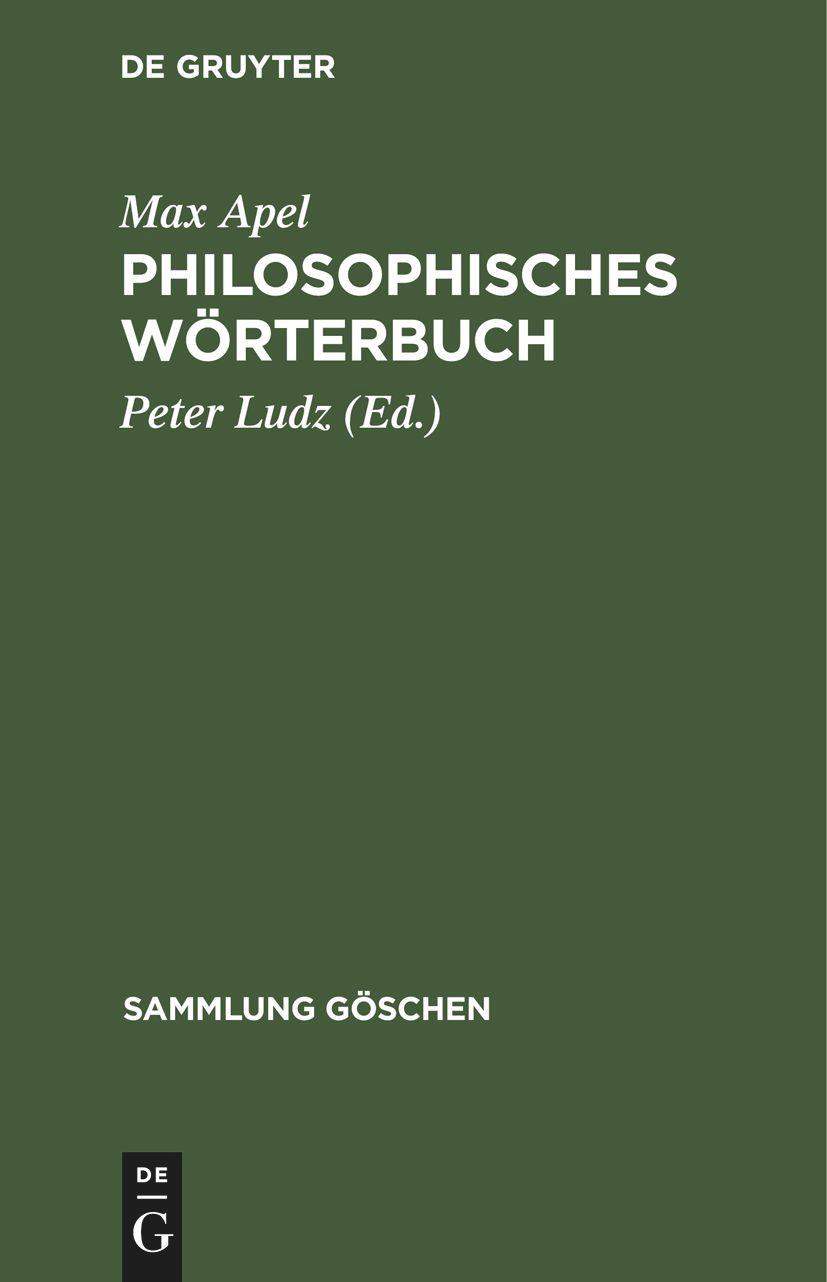 Philosophisches Wörterbuch