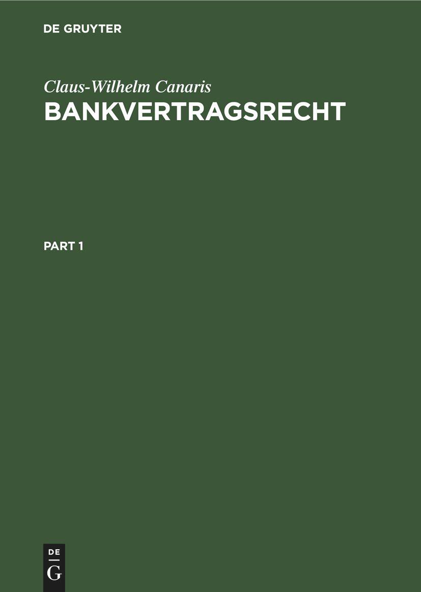 Bankvertragsrecht