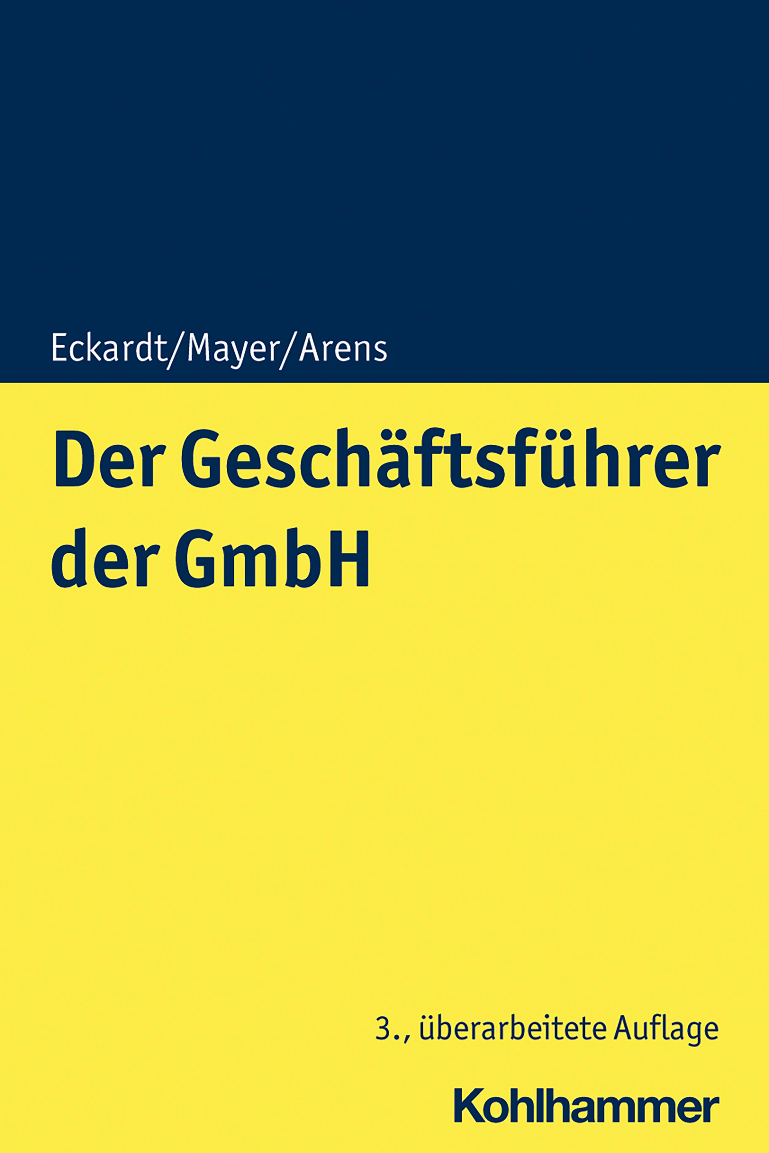 Der Geschäftsführer der GmbH