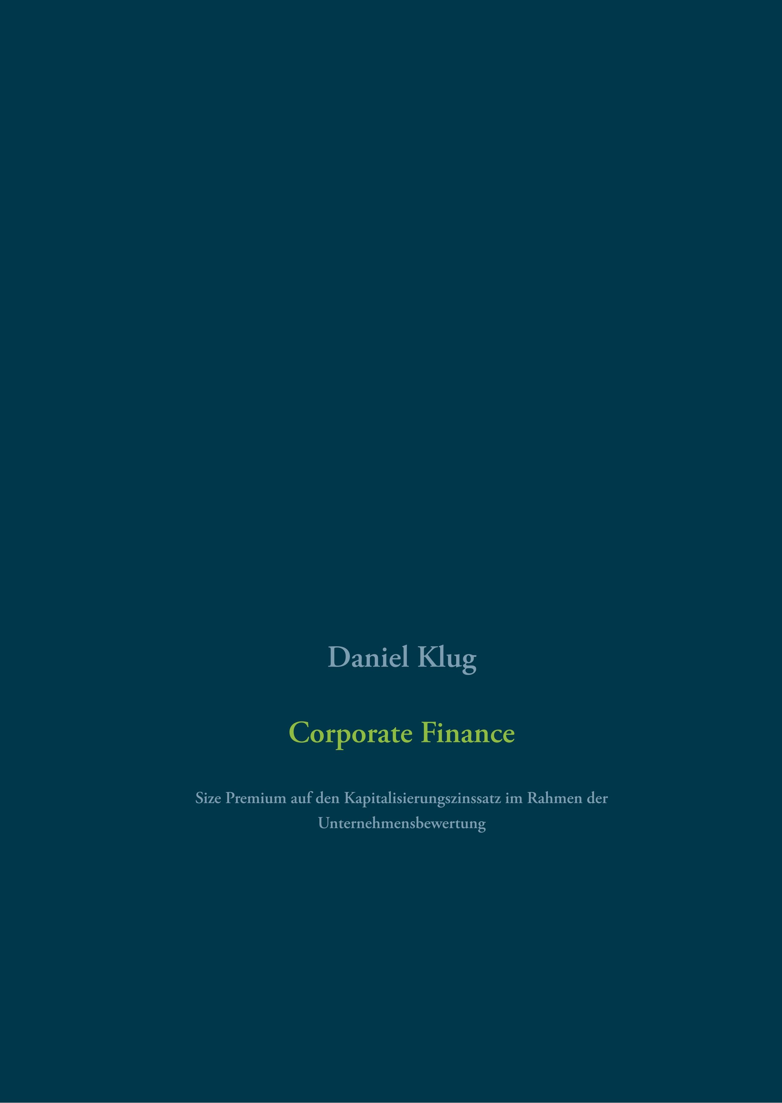 Corporate Finance