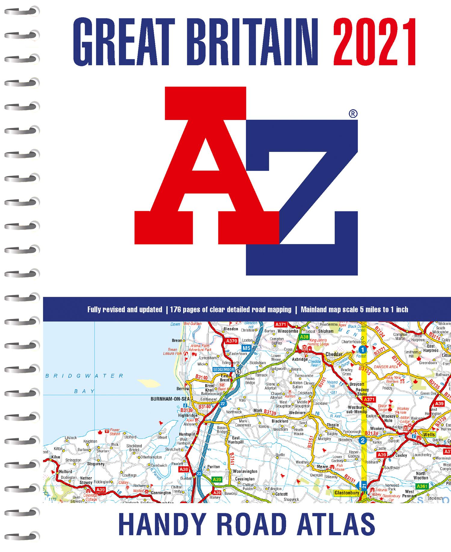 2021 Great Britain A-Z Handy Road Atlas