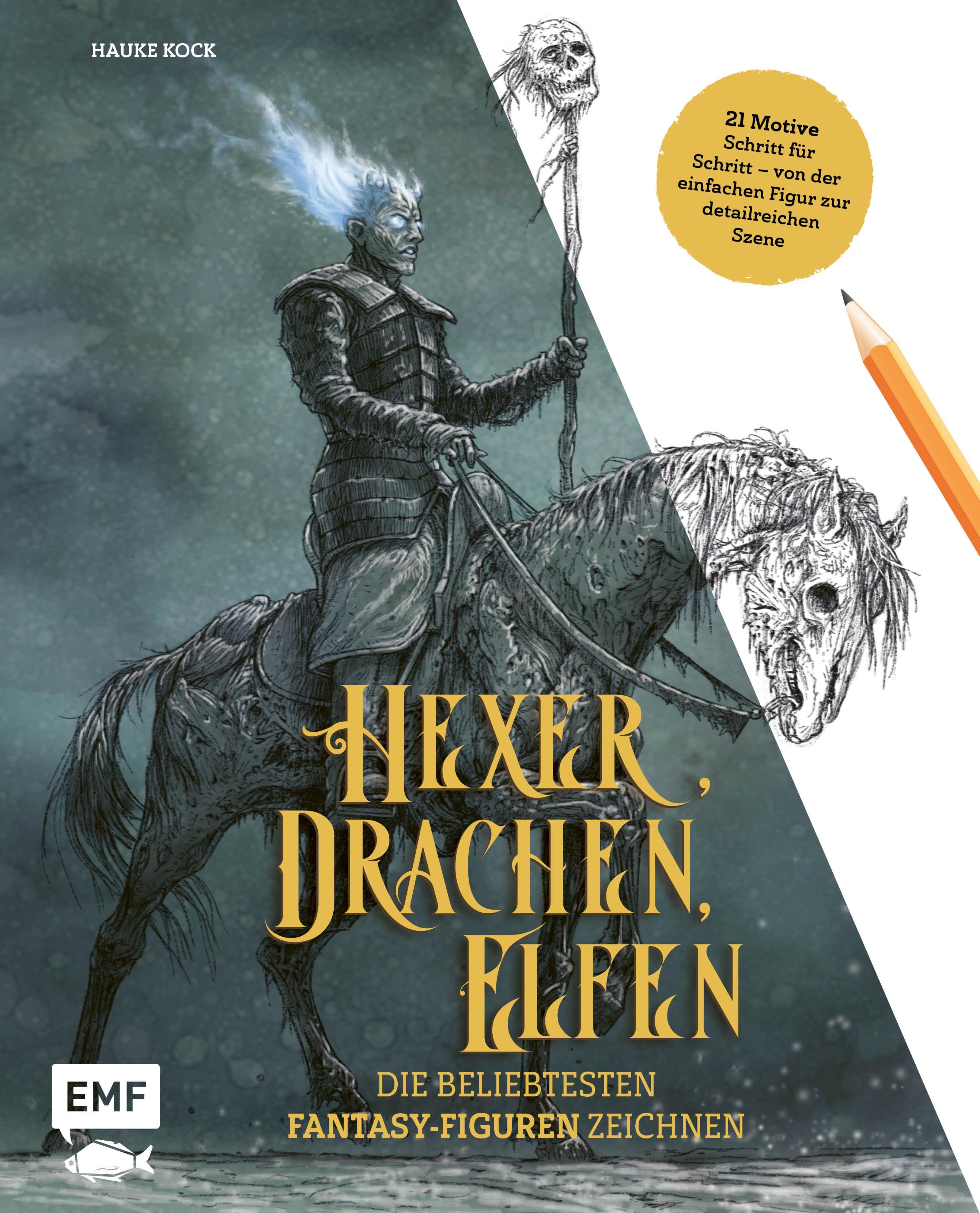 Hexer, Drachen, Elfen - die beliebtesten Fantasy-Figuren zeichnen