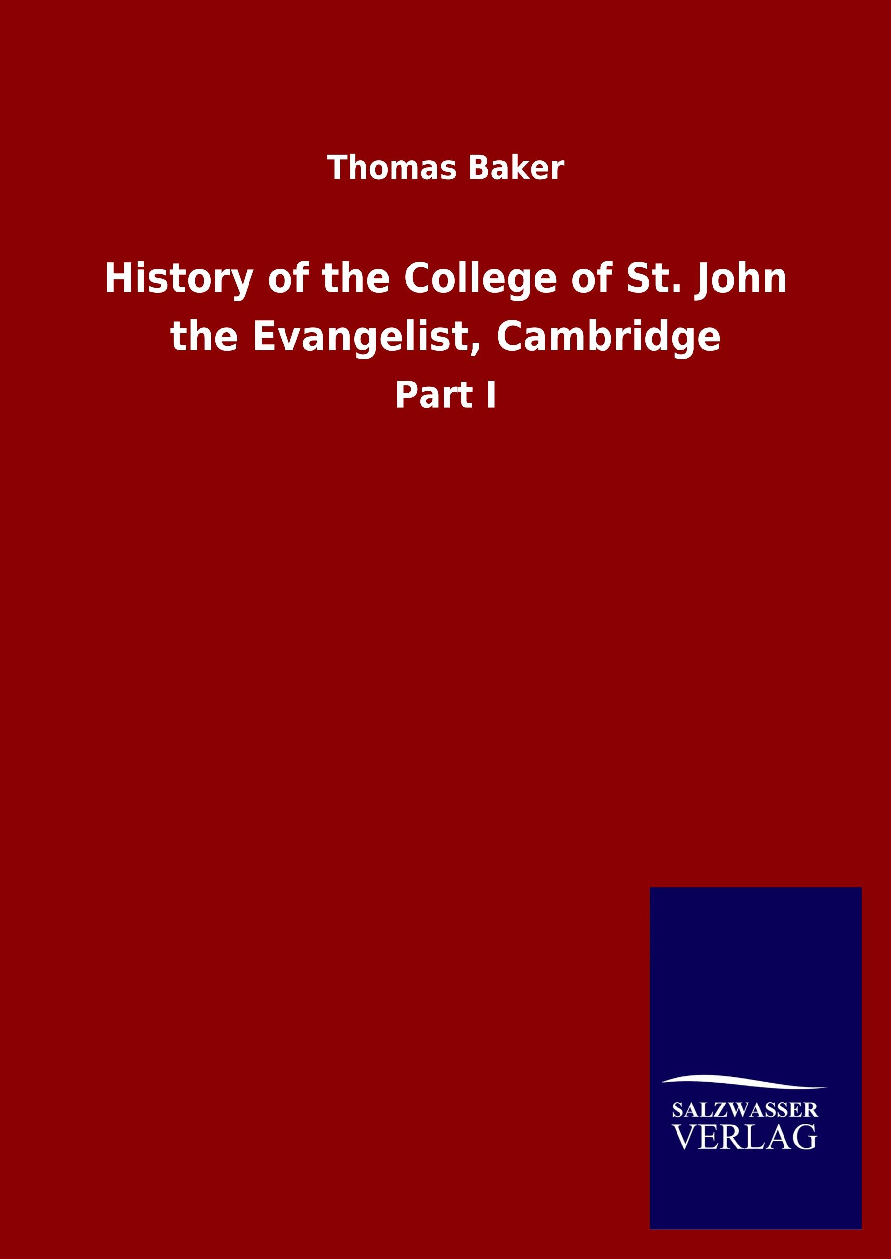 History of the College of St. John the Evangelist, Cambridge