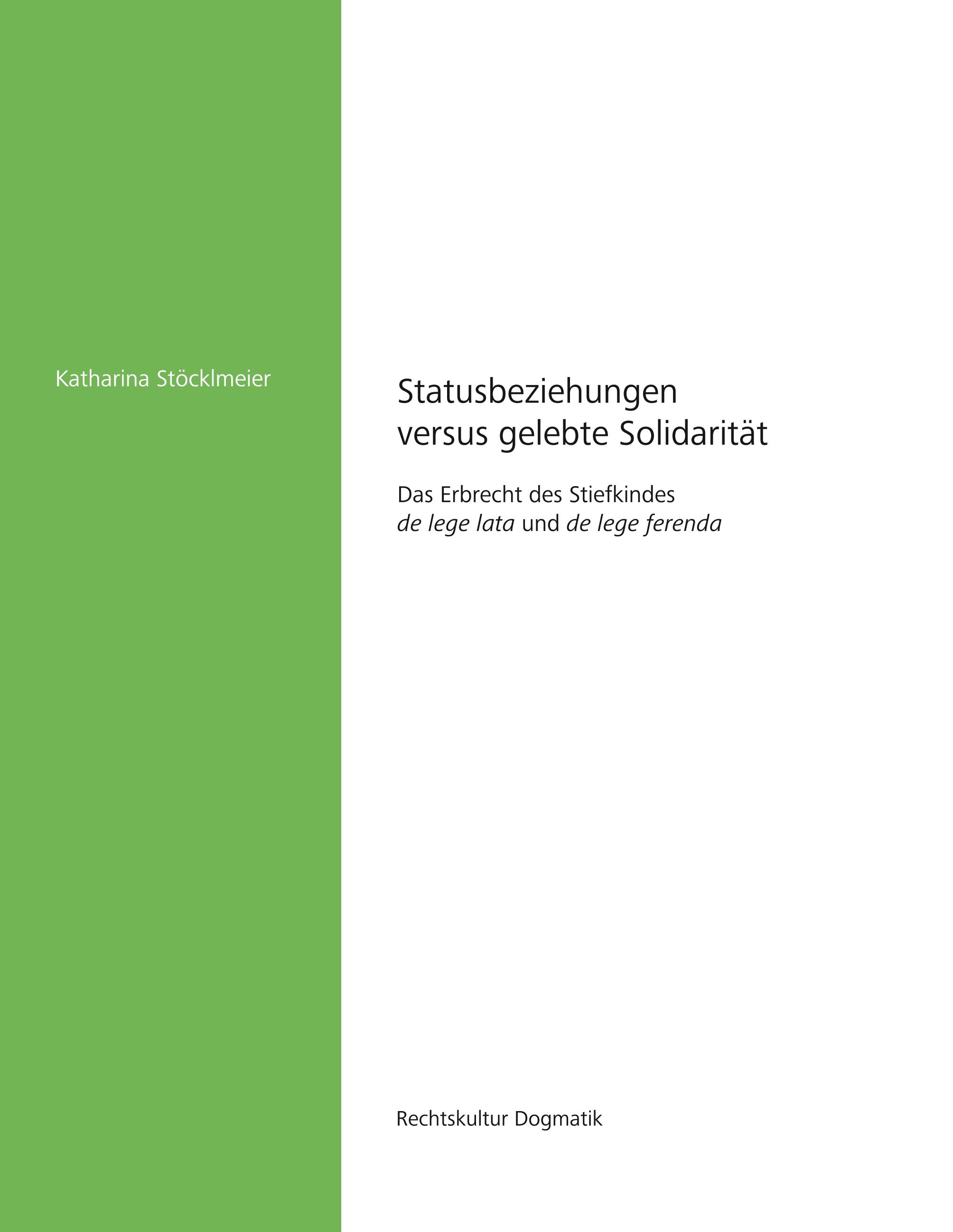 Statusbeziehung versus gelebte Solidarität