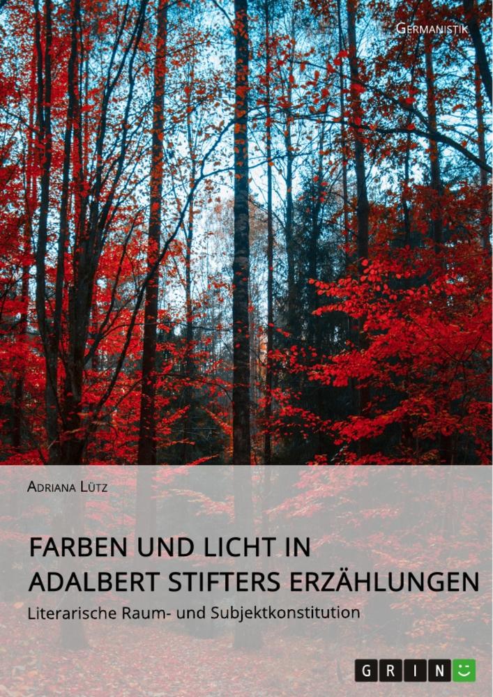 Farben und Licht in Adalbert Stifters Erzählungen. Literarische Raum- und Subjektkonstitution