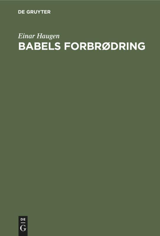 Babels forbrødring