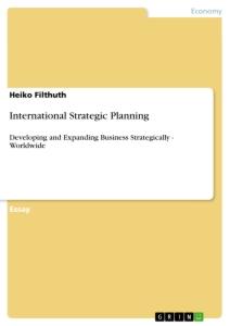 International Strategic Planning