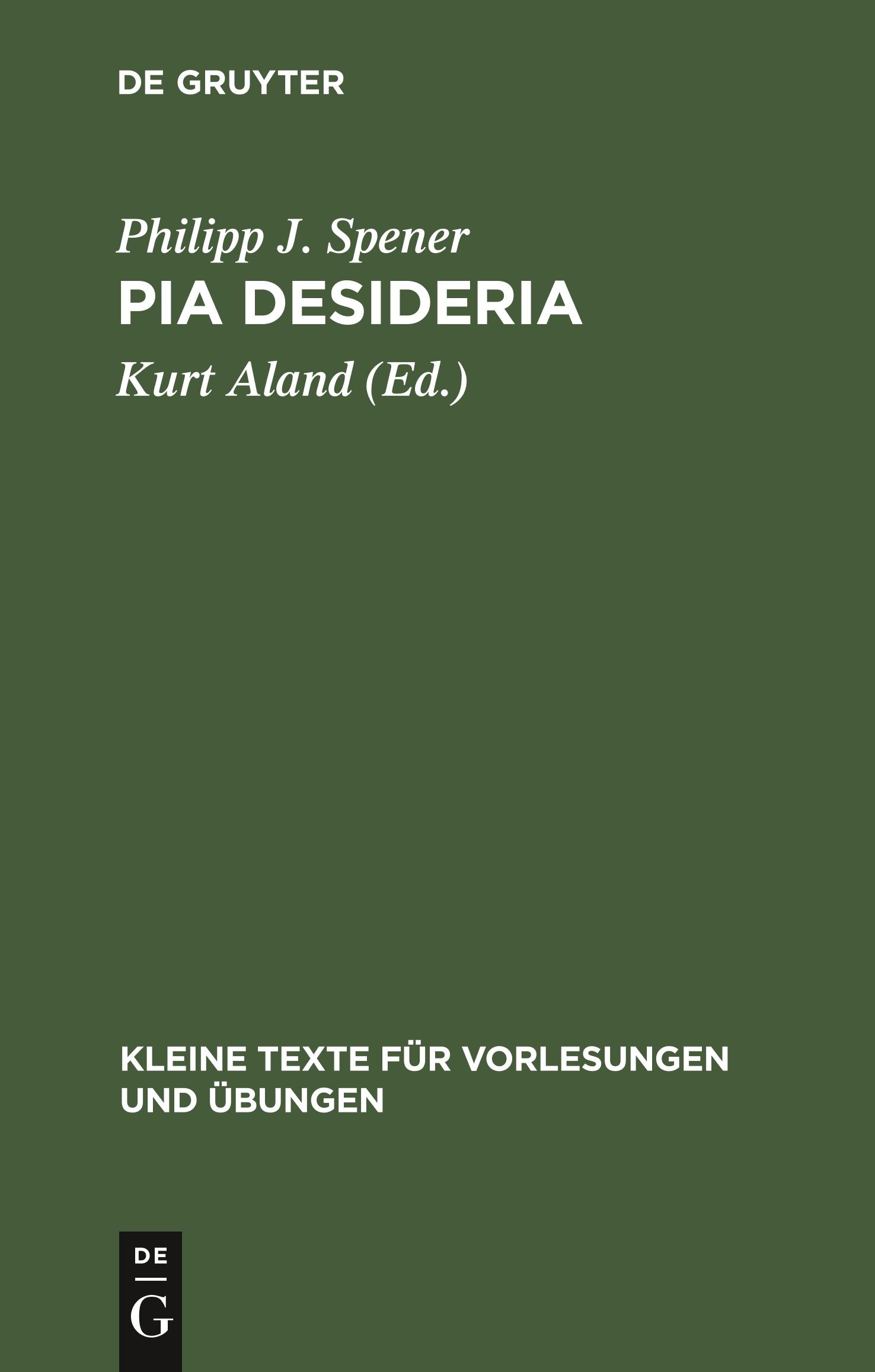 Pia Desideria