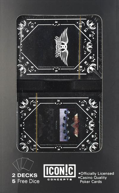 Aerosmith Double Deck Playing Card Set with Dice