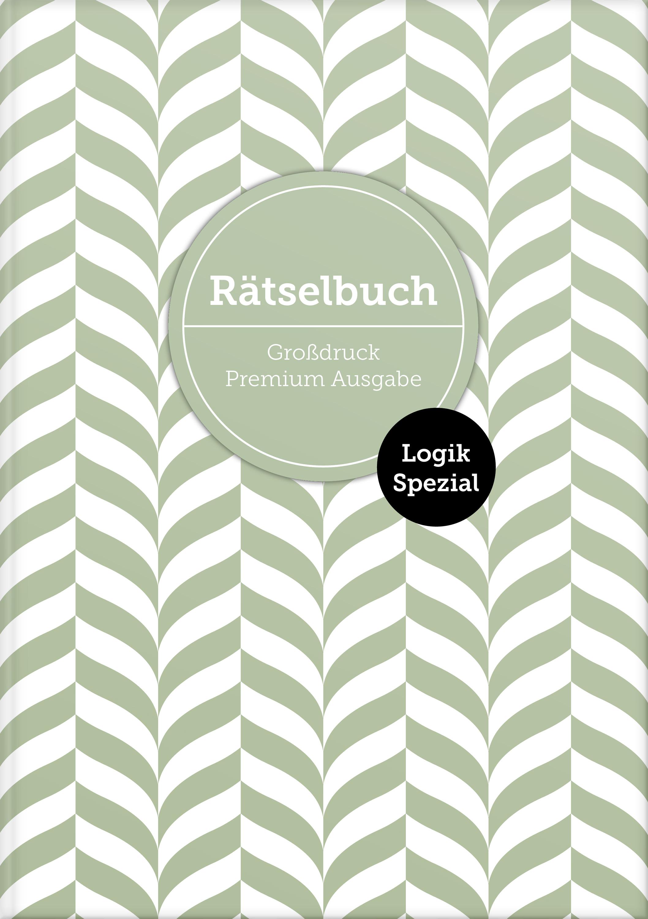 Deluxe Rätselbuch "Logik Spezial" mit 140 Logik-Rätseln. XL Rätselbuch in Premium Ausgabe für ältere Leute, Senioren, Erwachsene und Rentner im DIN A4-Format mit extra großer Schrift.