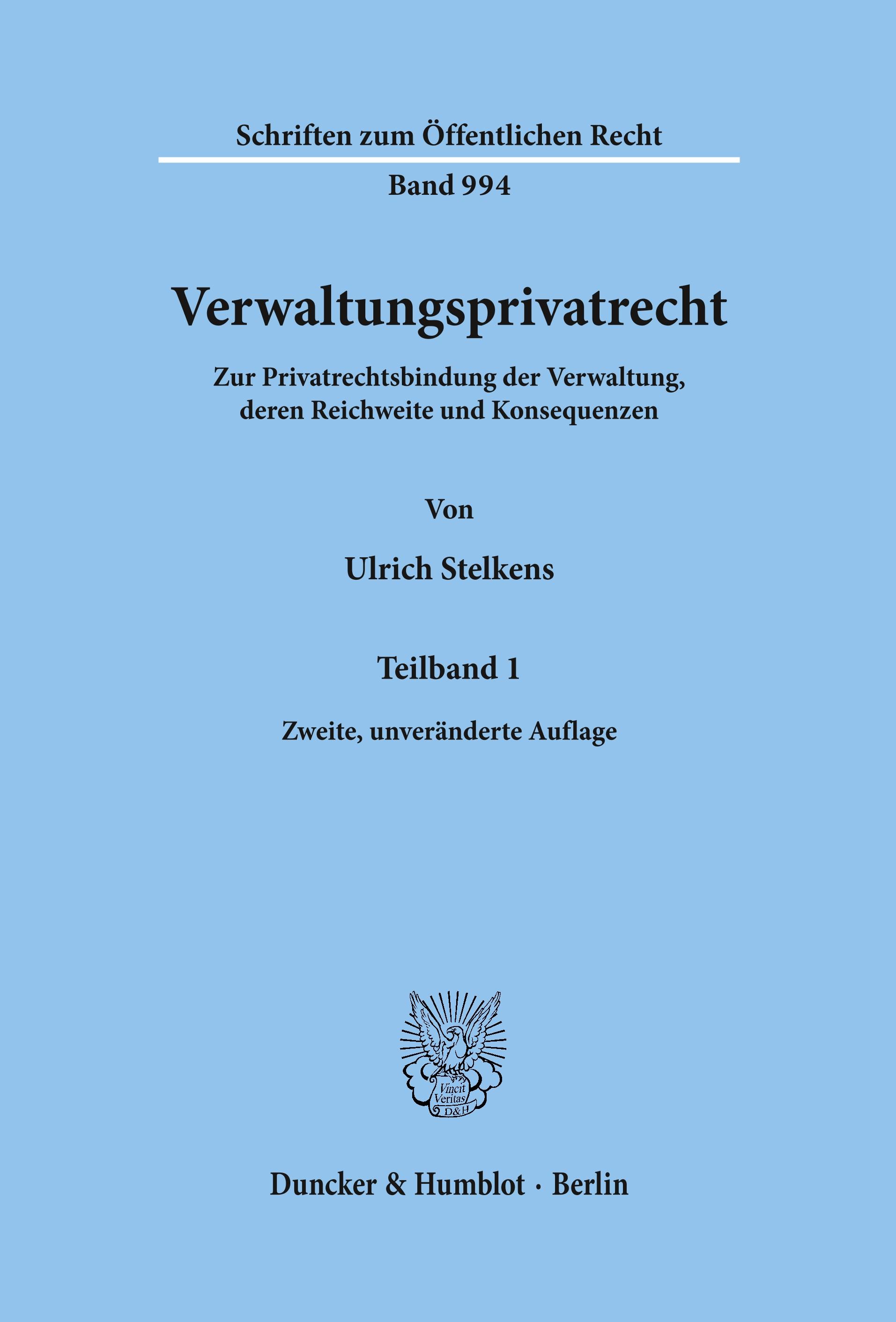 Verwaltungsprivatrecht.