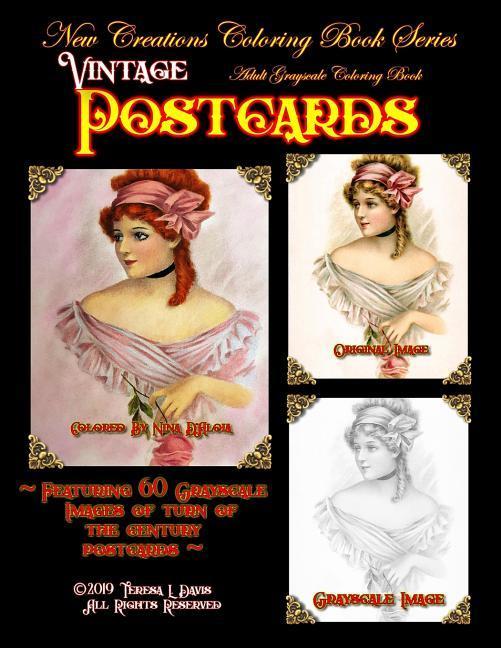 New Creations Coloring Book Series: Vintage Postcards: Ladies