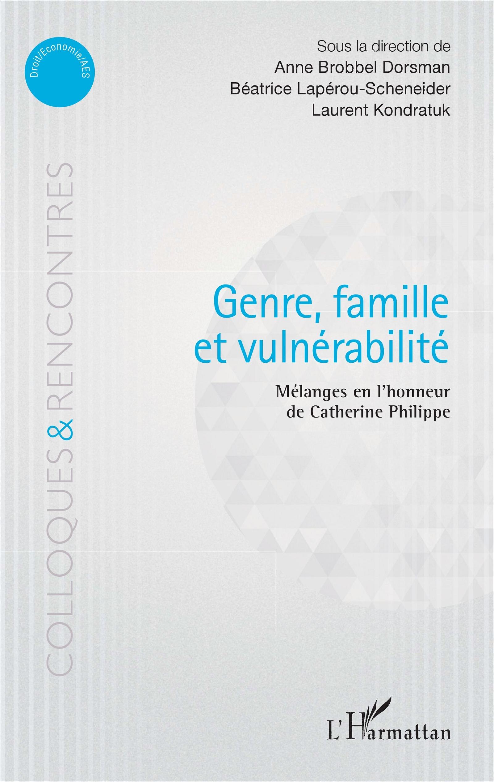 Genre, famille et vulnérabilité