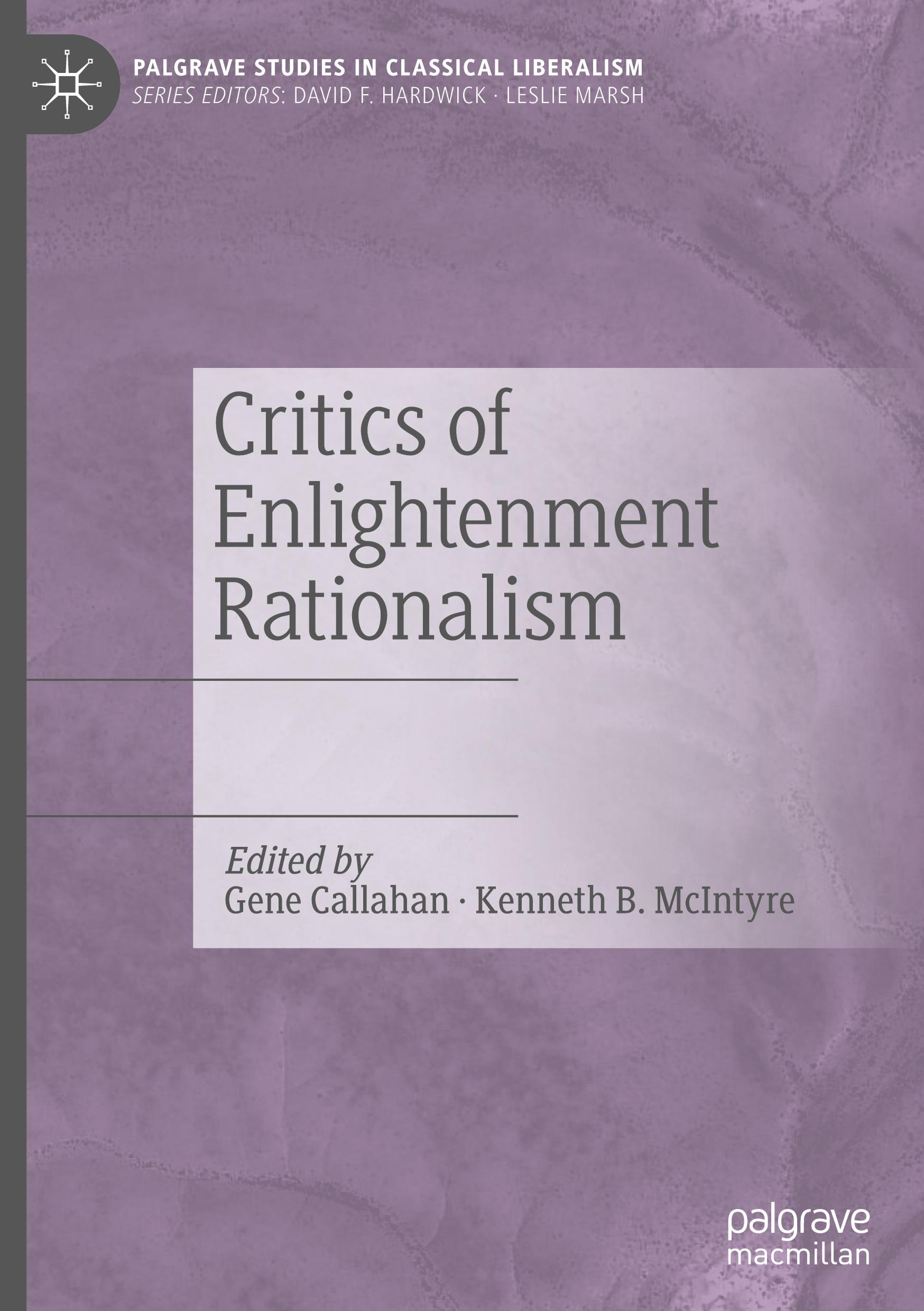 Critics of Enlightenment Rationalism