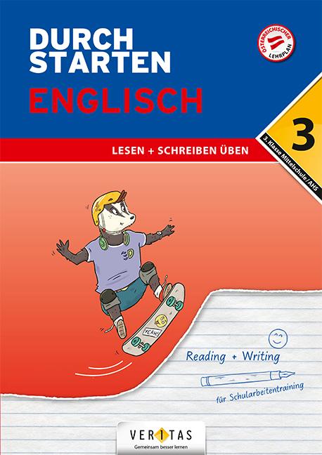 Durchstarten 3. Klasse - Englisch Mittelschule/AHS - Lesen und Schreiben