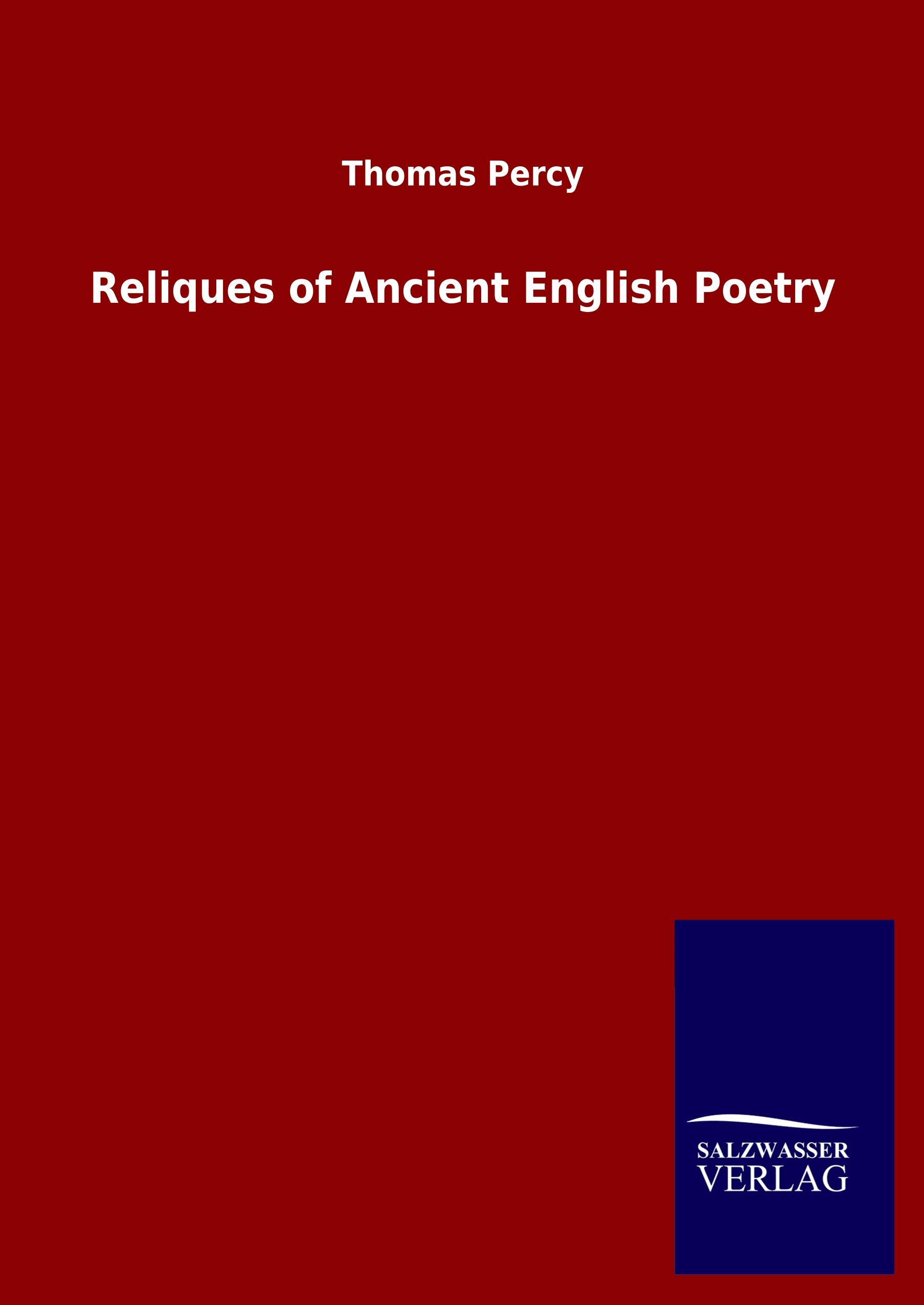 Reliques of Ancient English Poetry