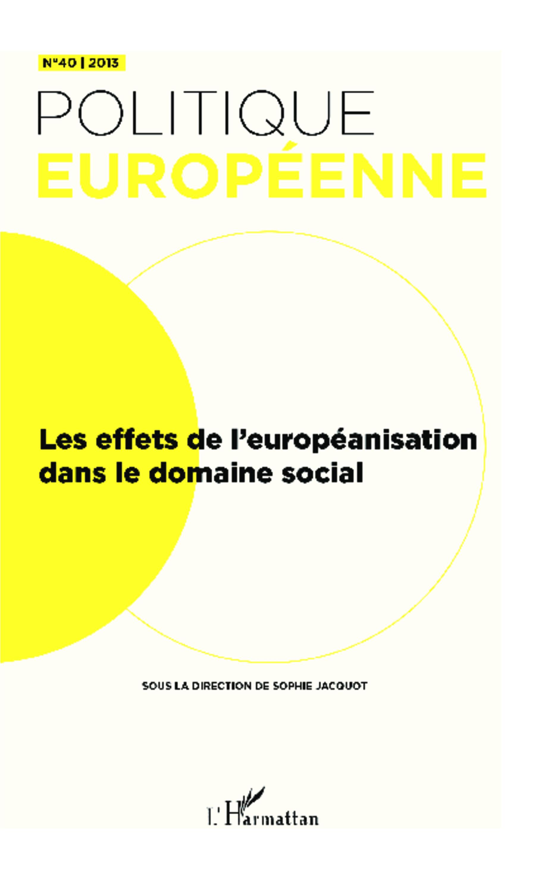 Les effets de l'européanisation dans le domaine social