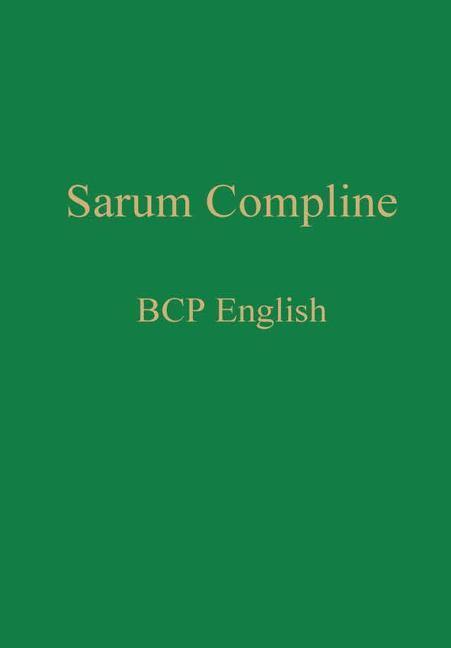 Sarum Compline