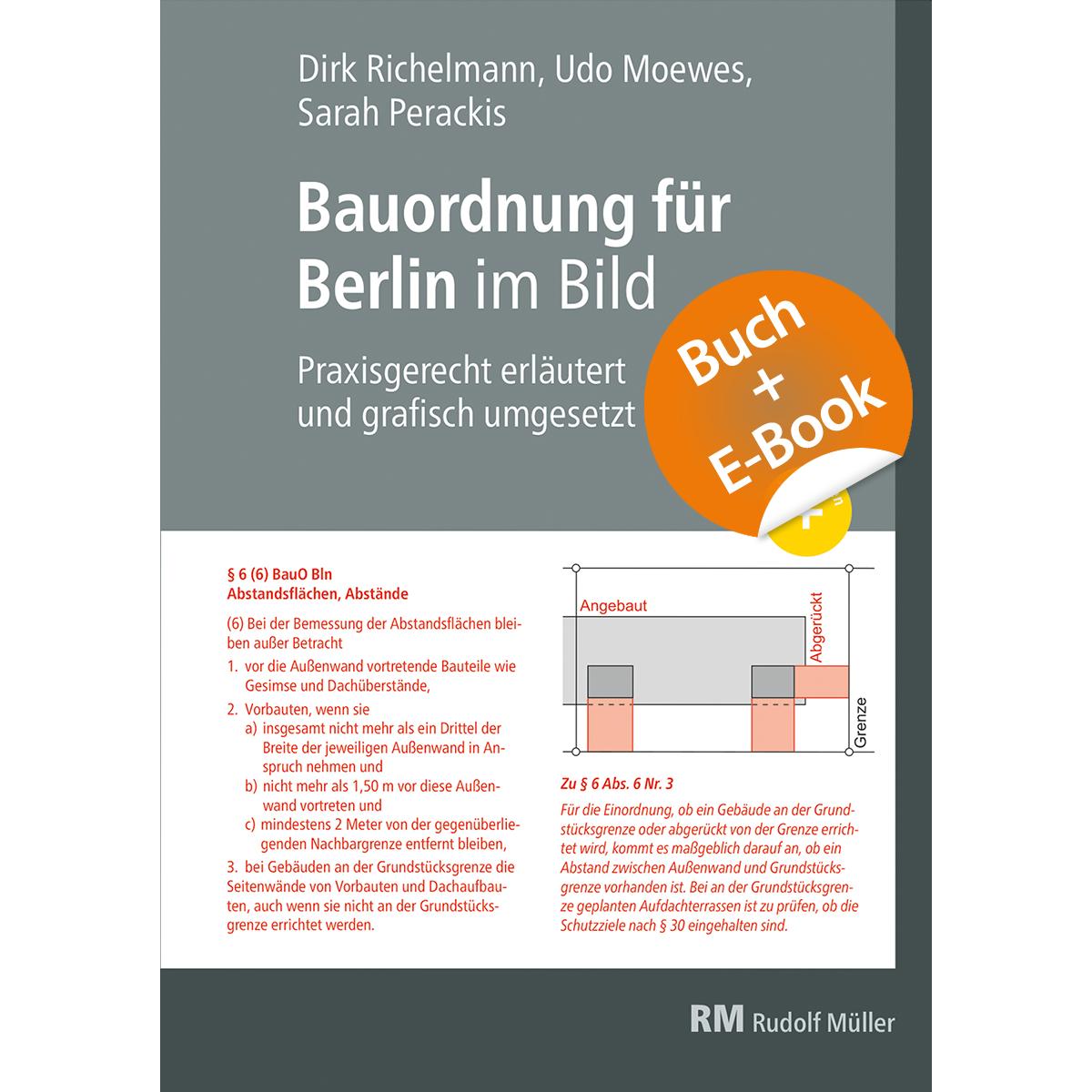 Bauordnung für Berlin im Bild mit E-Book (PDF)