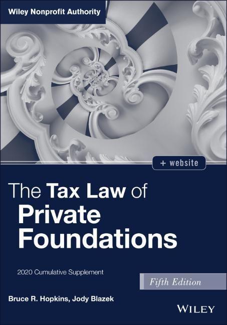 The Tax Law of Private Foundations