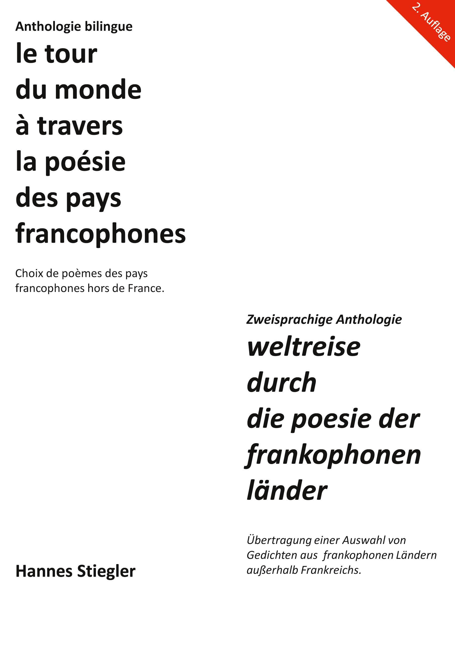 Le tour du monde à travers la poésie des pays francophones