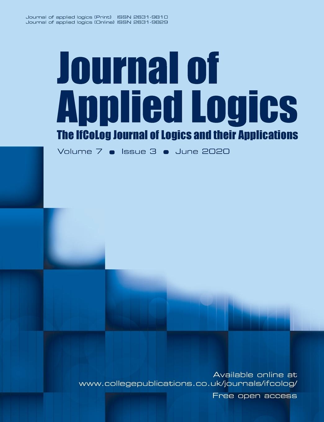 Journal of Applied Logics - The IfCoLog Journal of Logics and their Applications