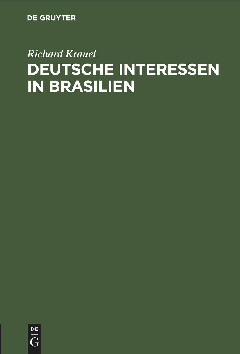 Deutsche Interessen in Brasilien