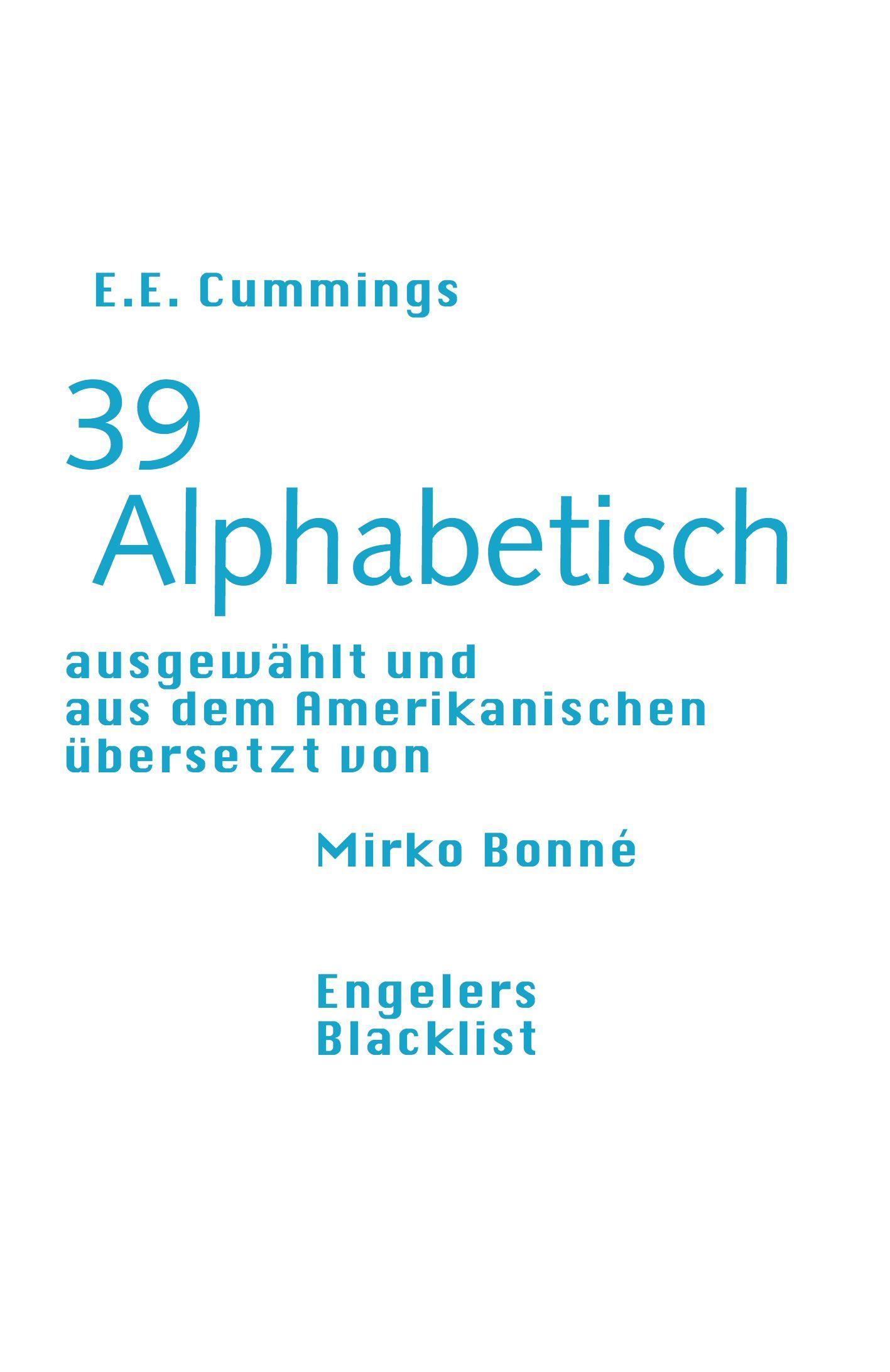 39 Alphabetisch