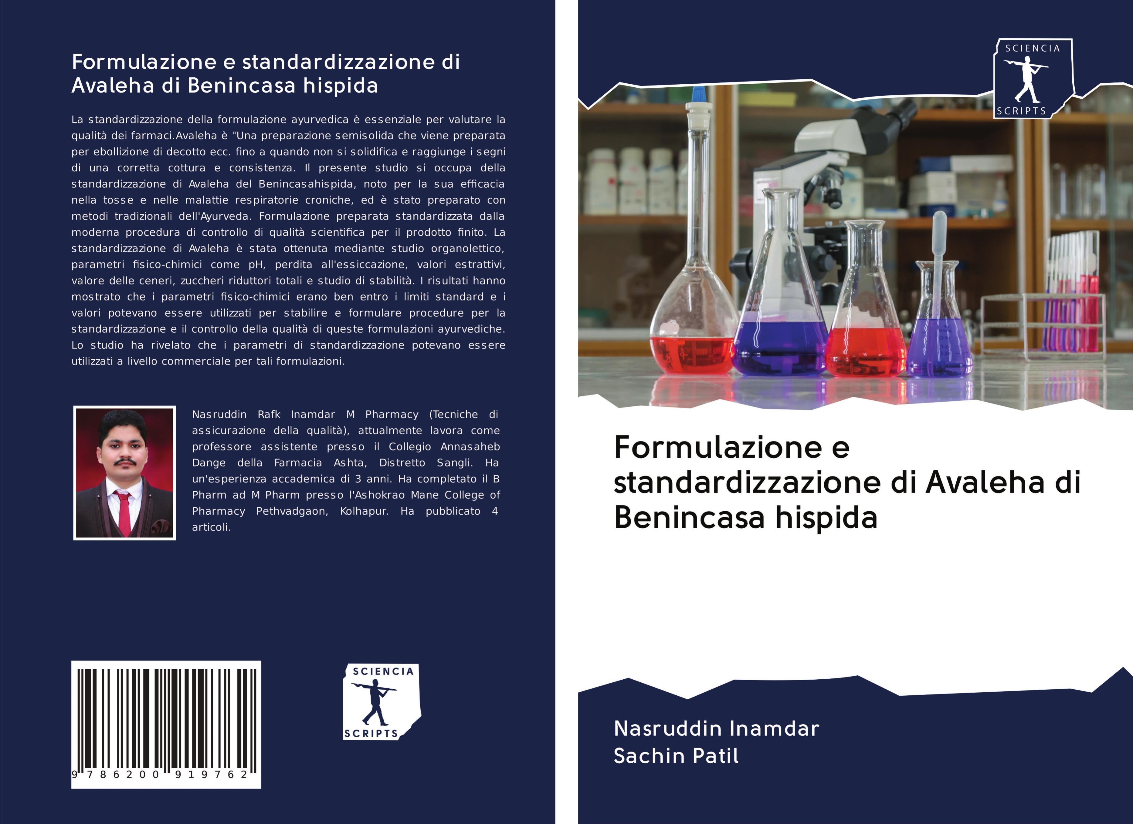 Formulazione e standardizzazione di Avaleha di Benincasa hispida