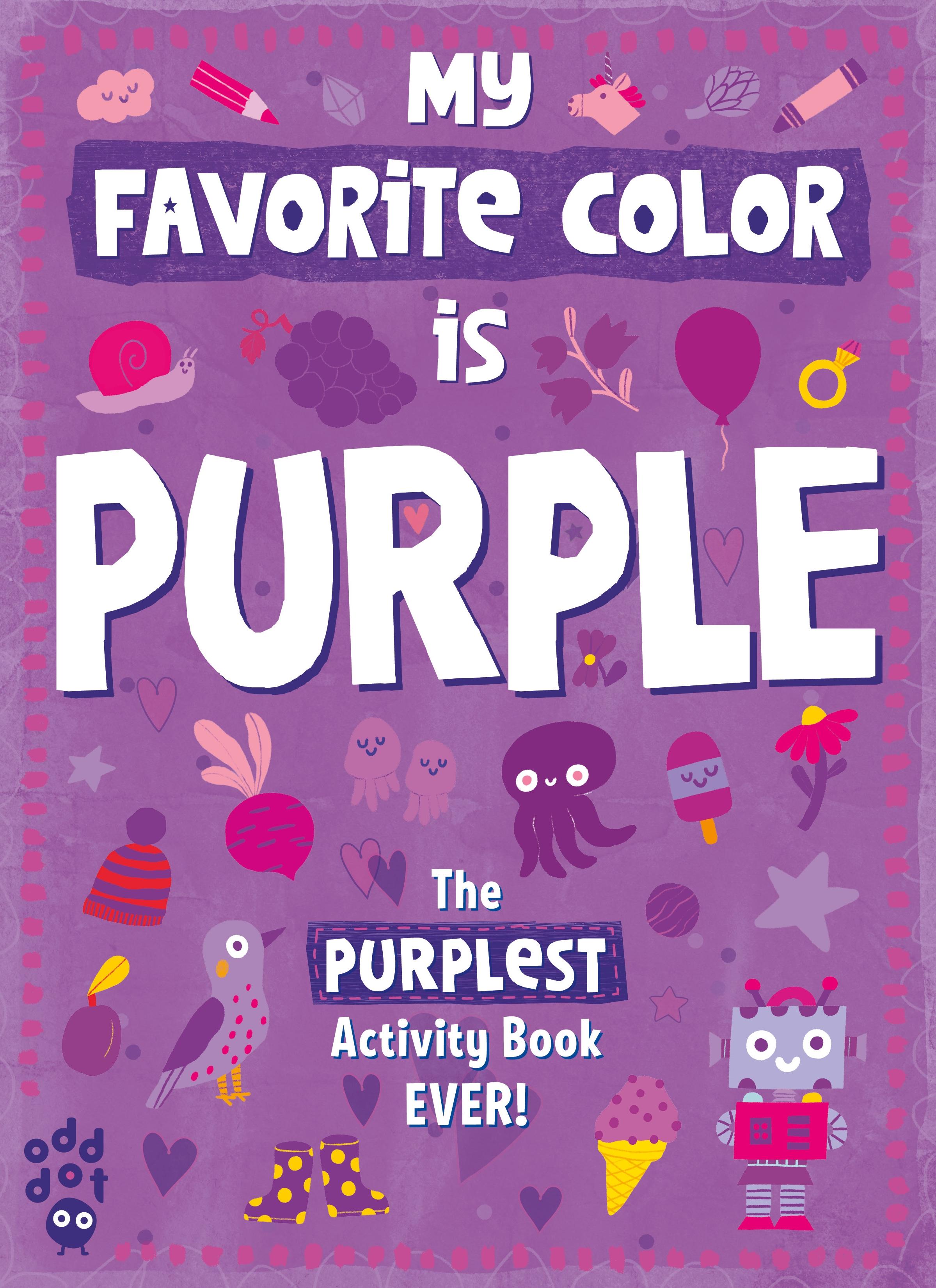 My Favorite Color Activity Book: Purple