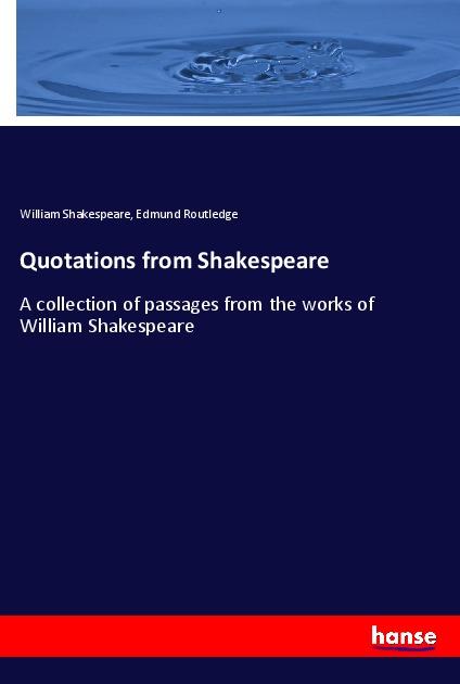 Quotations from Shakespeare