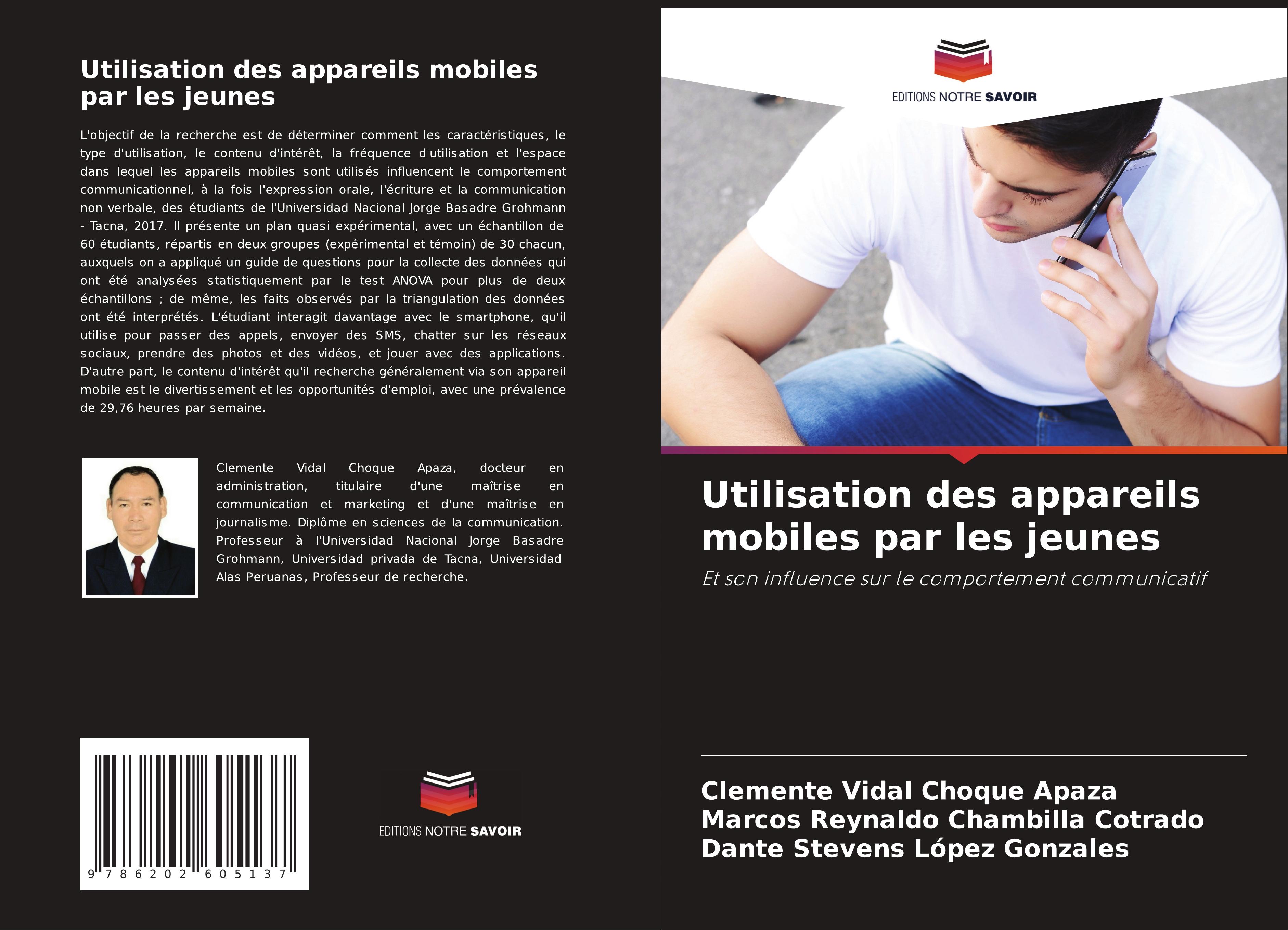 Utilisation des appareils mobiles par les jeunes