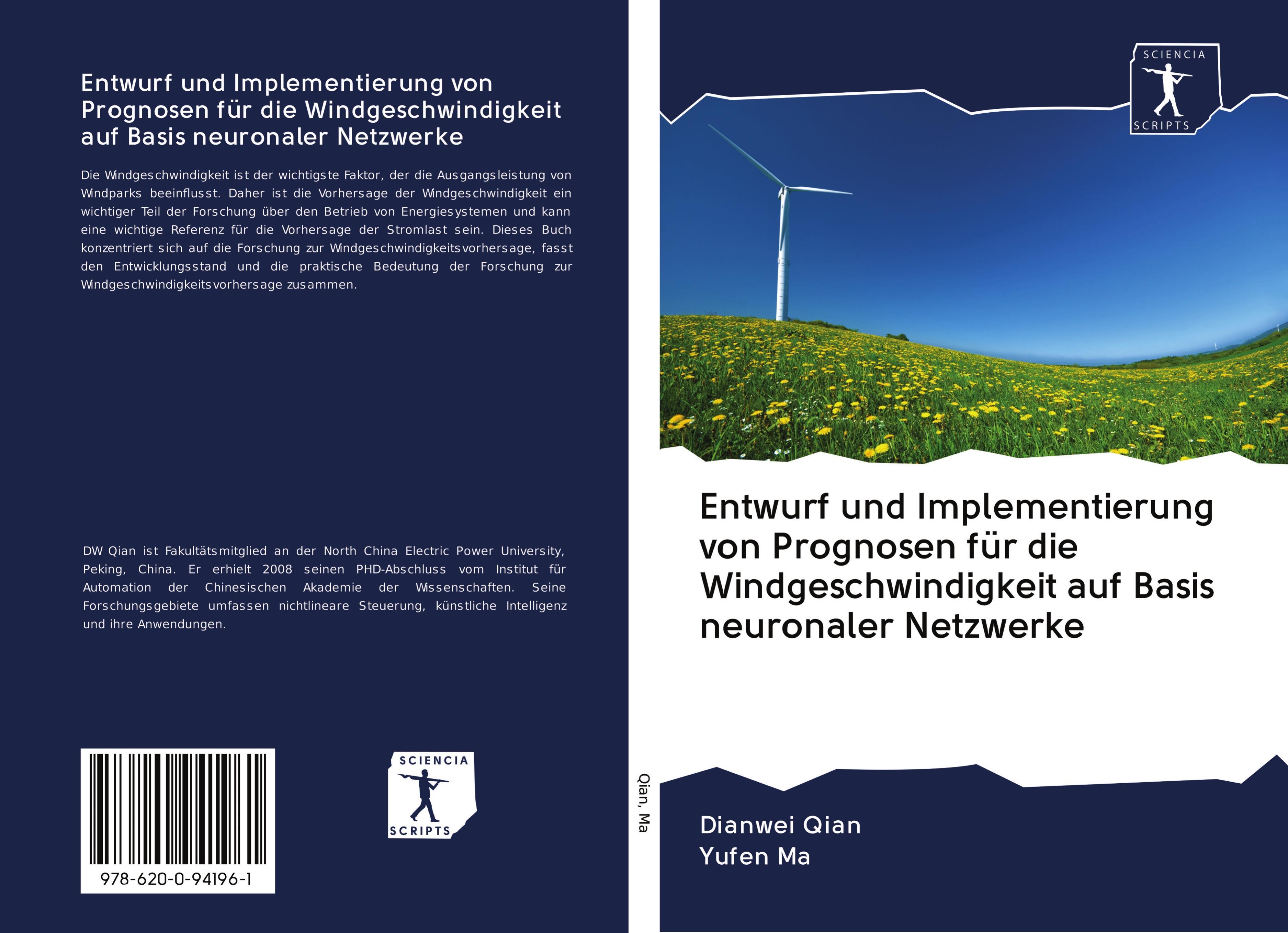 Entwurf und Implementierung von Prognosen für die Windgeschwindigkeit auf Basis neuronaler Netzwerke