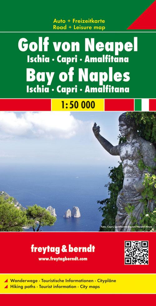 Golf von Neapel - Ischia - Capri - Amalfitana 1 : 50 000 Autokarte