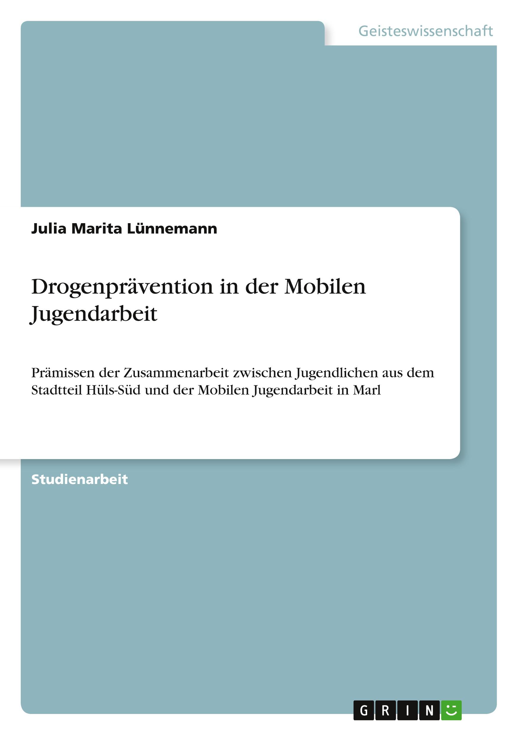 Drogenprävention in der Mobilen Jugendarbeit