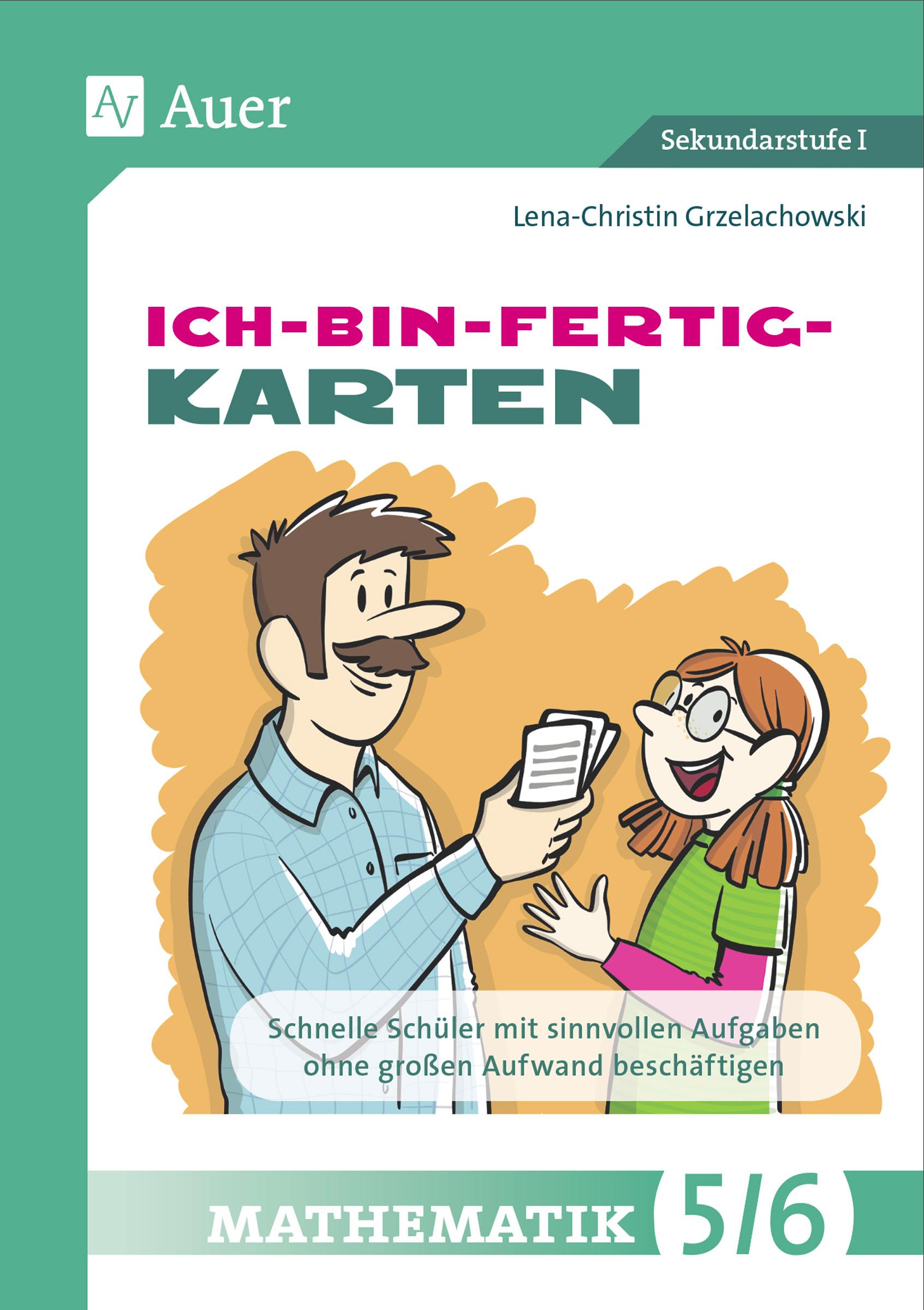 Ich-bin-fertig-Karten Mathematik Klassen 5-6