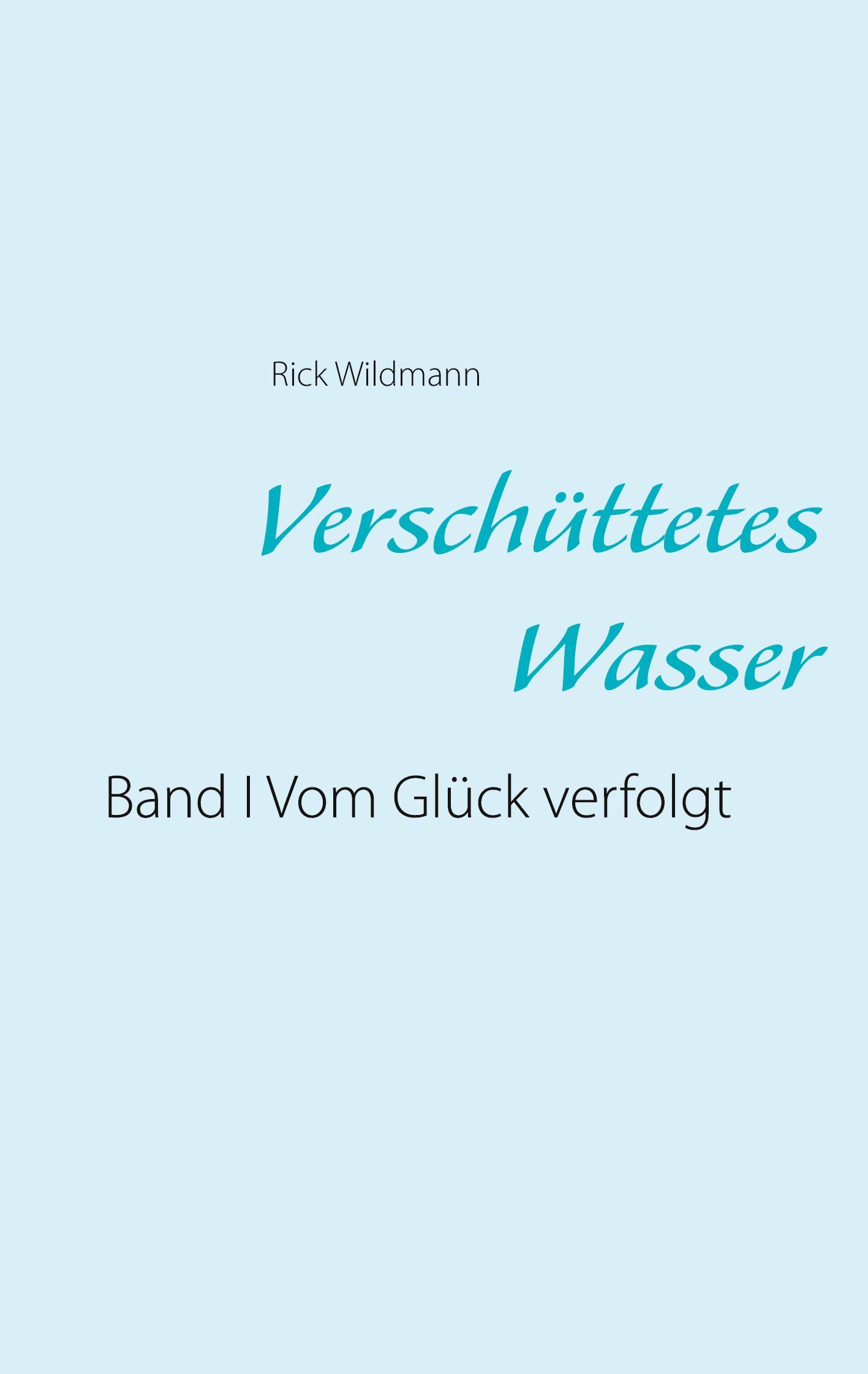 Verschüttetes Wasser