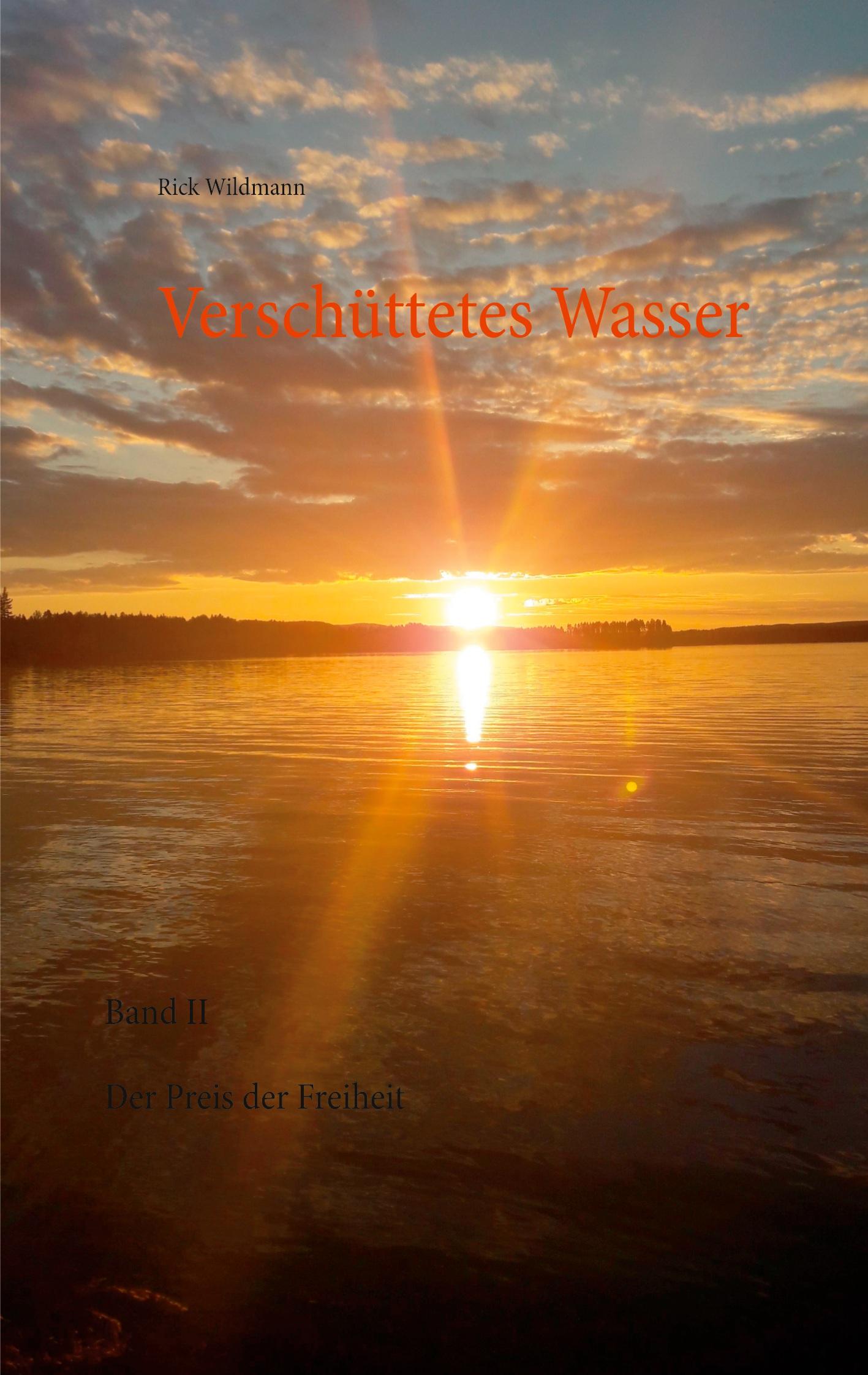 Verschüttetes Wasser