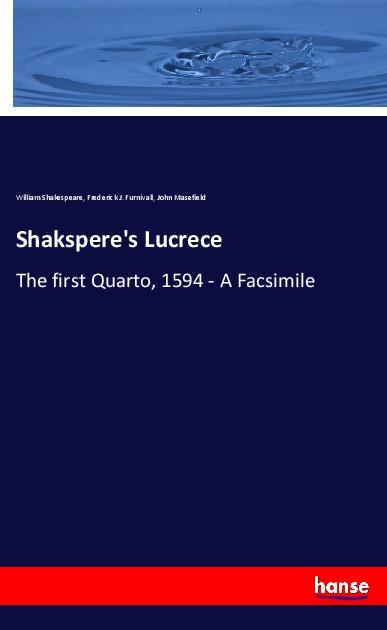 Shakspere's Lucrece