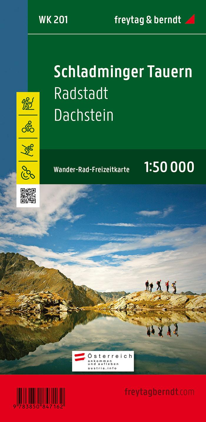 Schladminger Tauern. Radstadt. Dachstein 1 : 50 000. WK 201