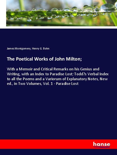 The Poetical Works of John Milton;