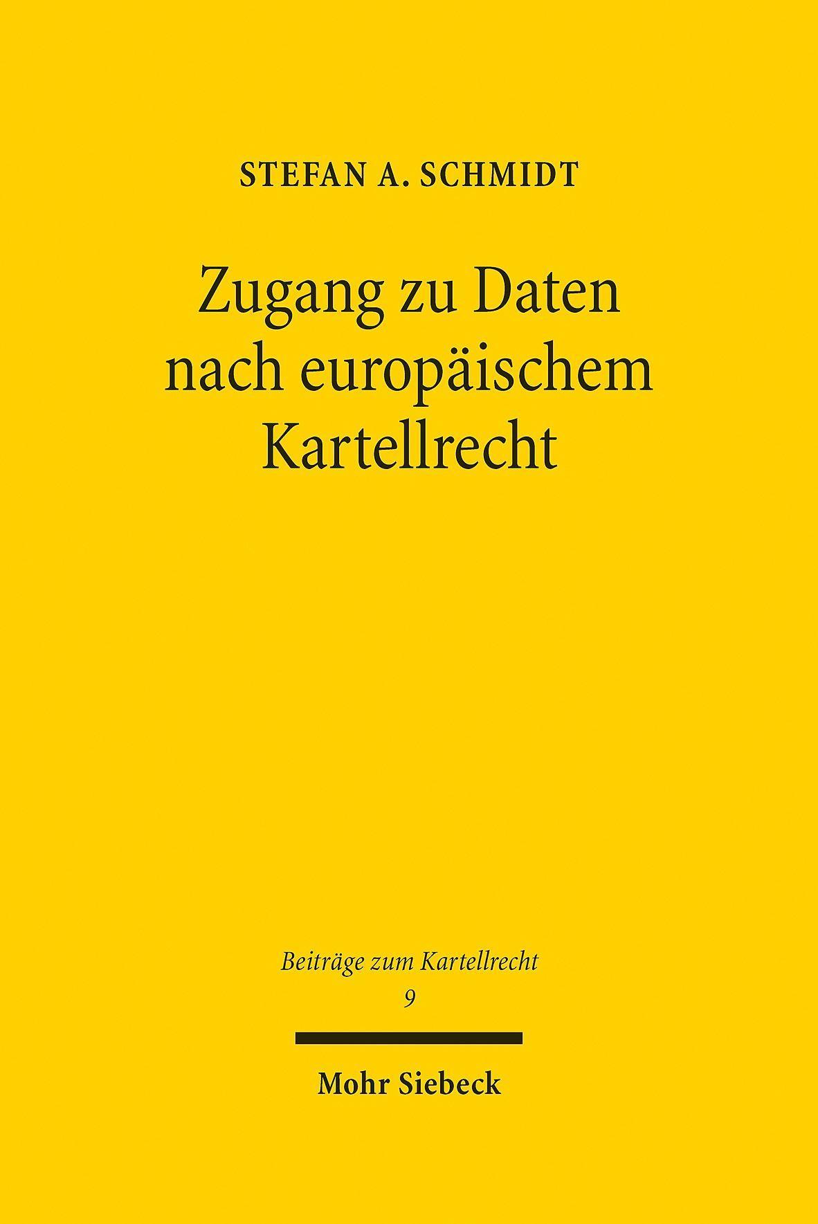 Zugang zu Daten nach europäischem Kartellrecht