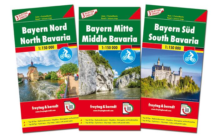 Bayern, Autokarten Set 1:150.000