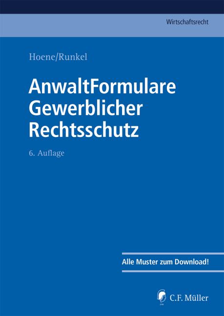 AnwaltFormulare Gewerblicher Rechtsschutz