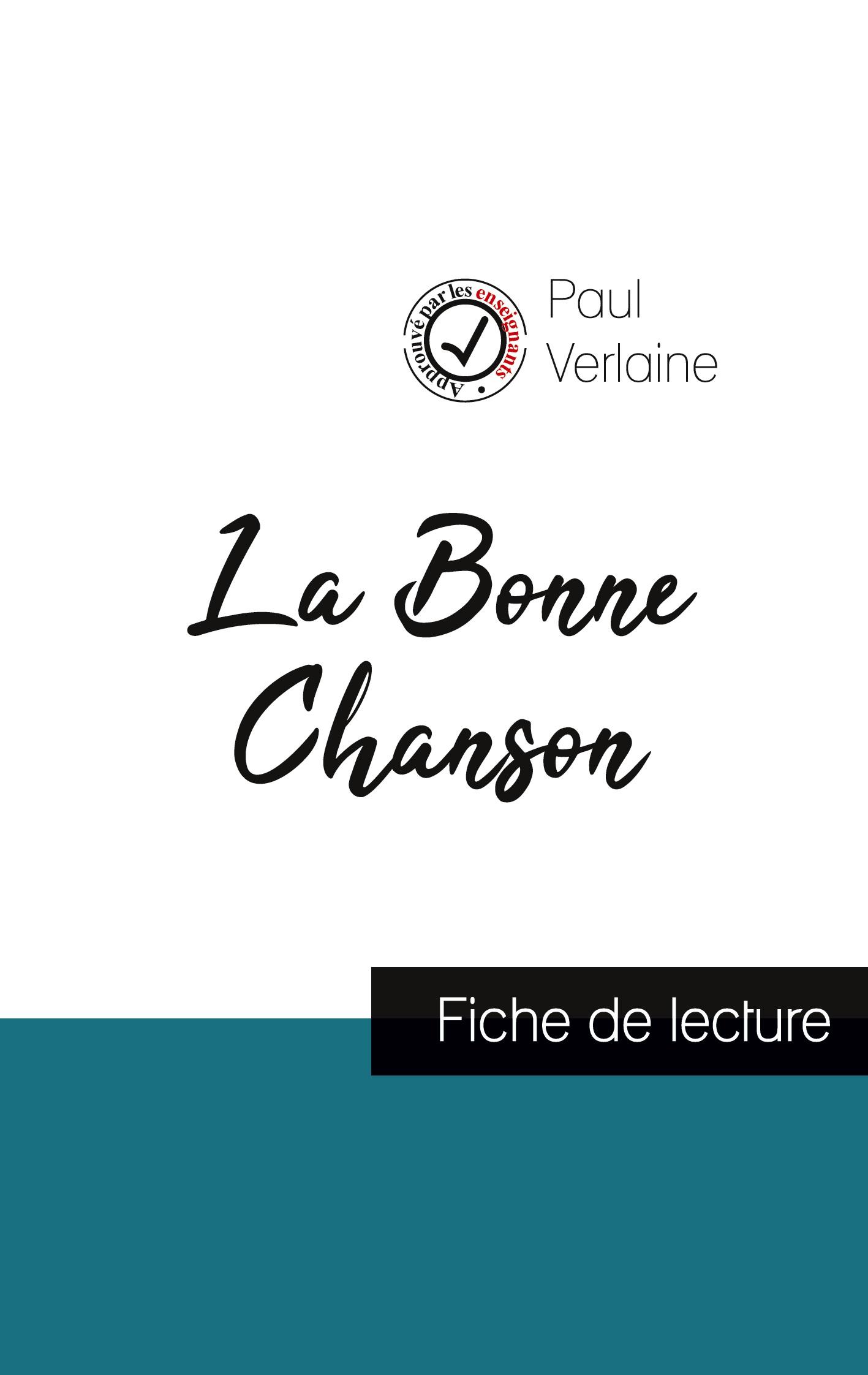 La Bonne Chanson de Paul Verlaine (fiche de lecture et analyse complète de l'oeuvre)