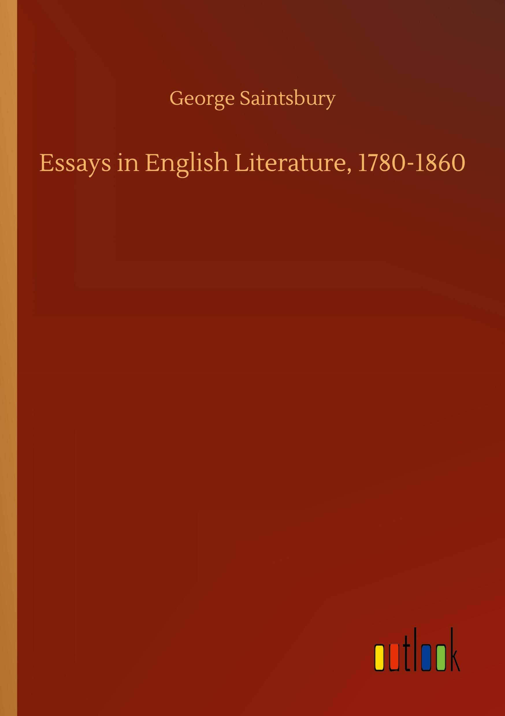 Essays in English Literature, 1780-1860