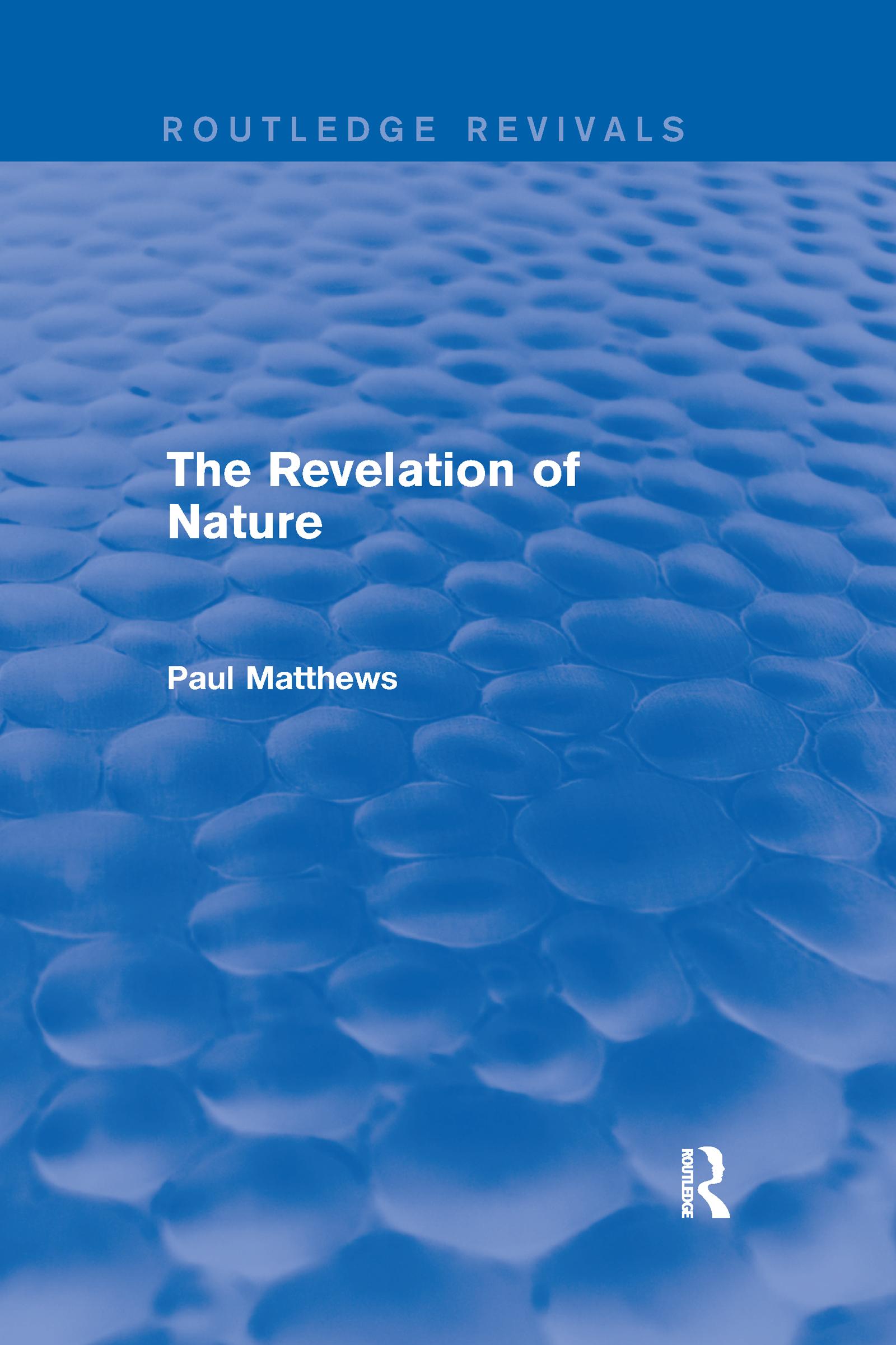 The Revelation of Nature