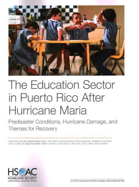 The Education Sector in Puerto Rico After Hurricane Maria